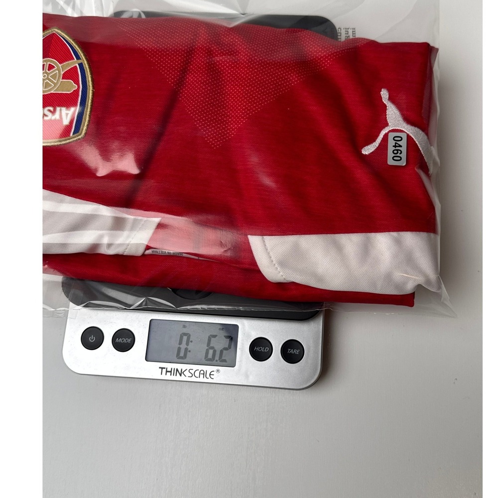 Puma Arsenal FC 2018-19 Home Jersey Red White Mens XL Fly Emirates Soccer Shirt - Picture 12 of 12